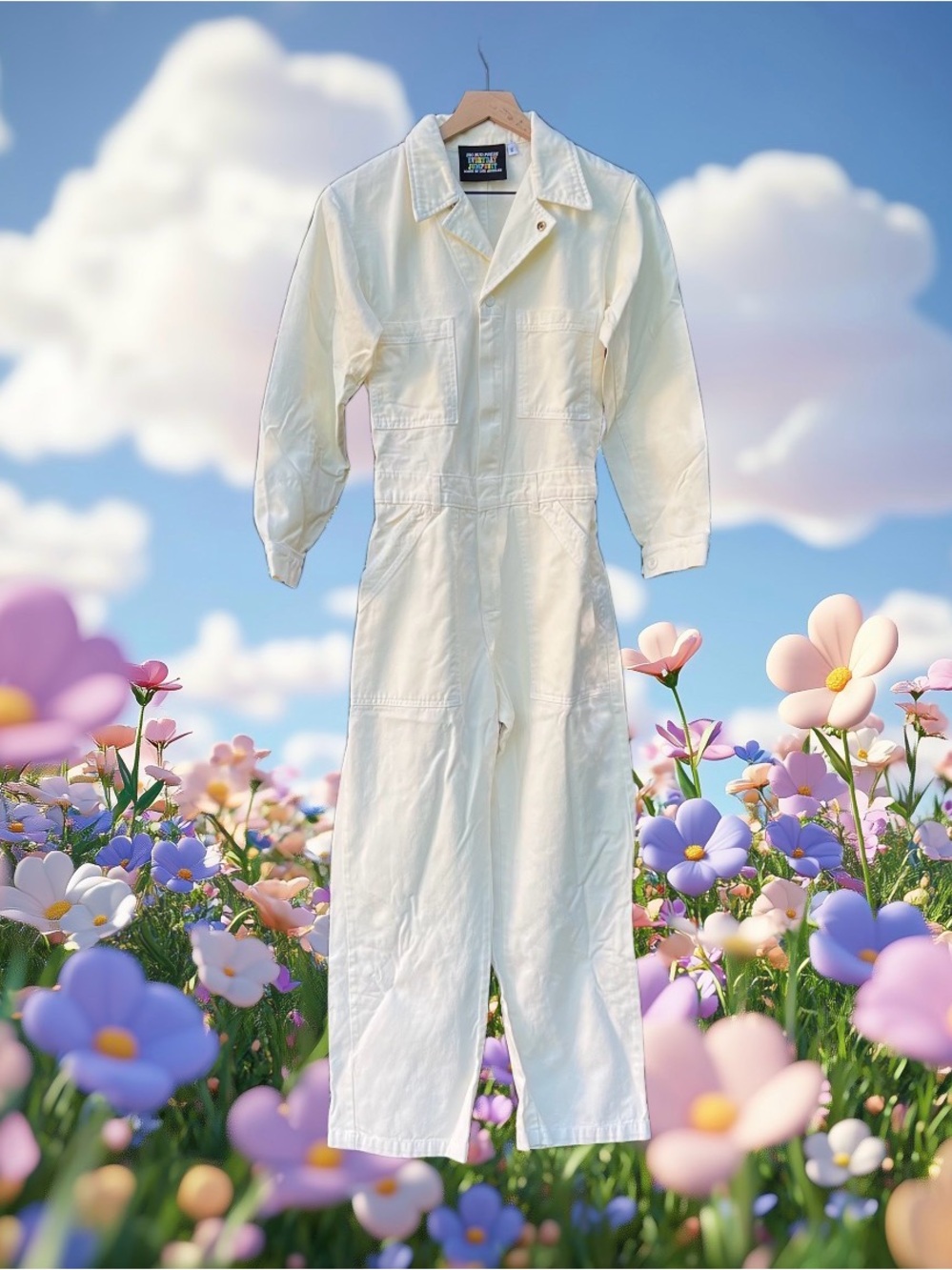 Big Bud Press Off White Everyday Jumpsuit Size S